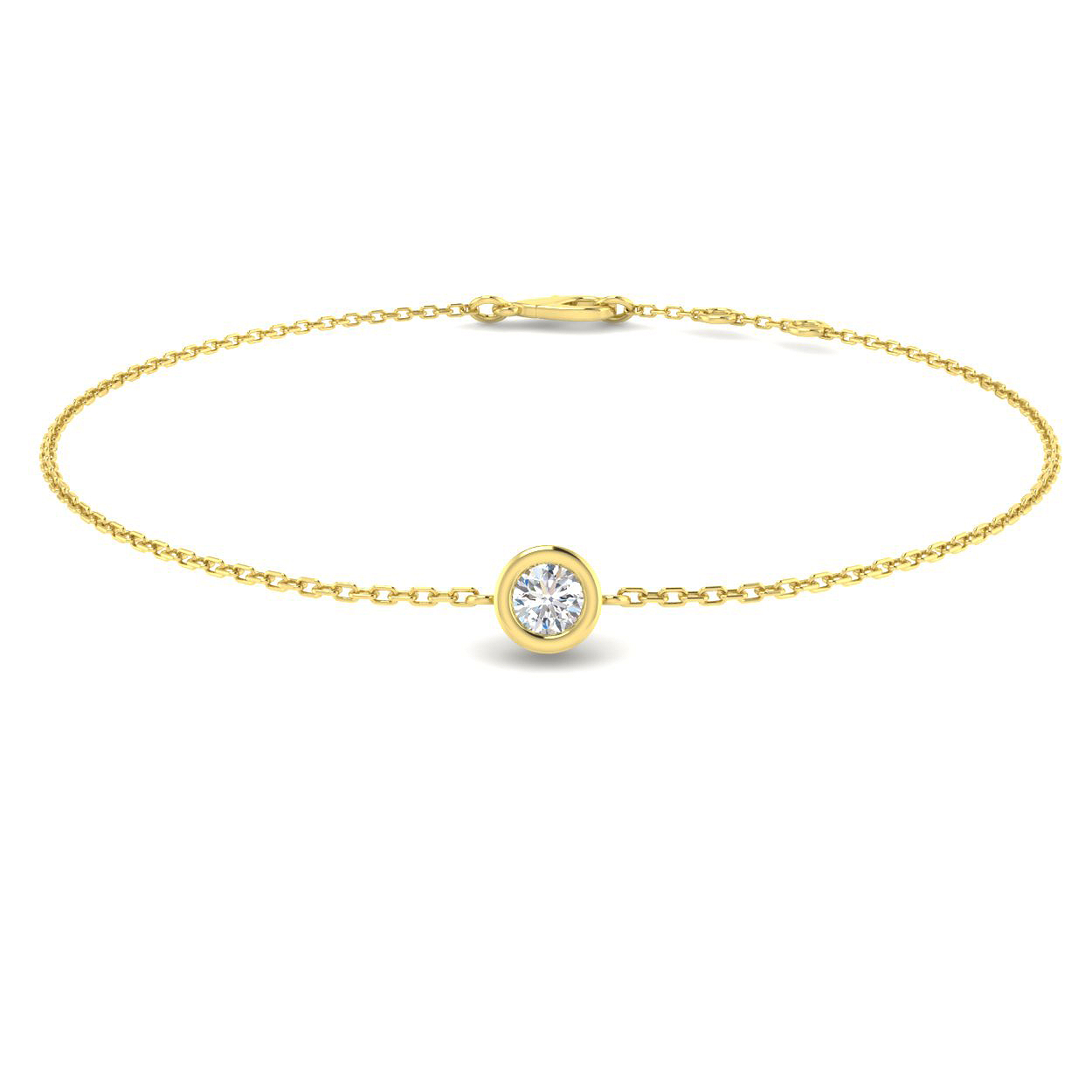 Solitaire Diamond Bracelet